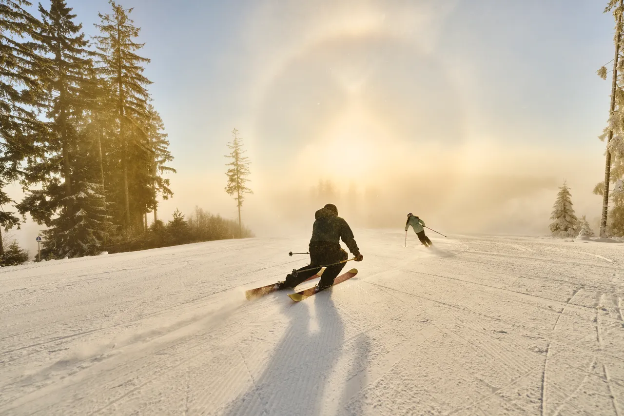 Lyžování na Lipně