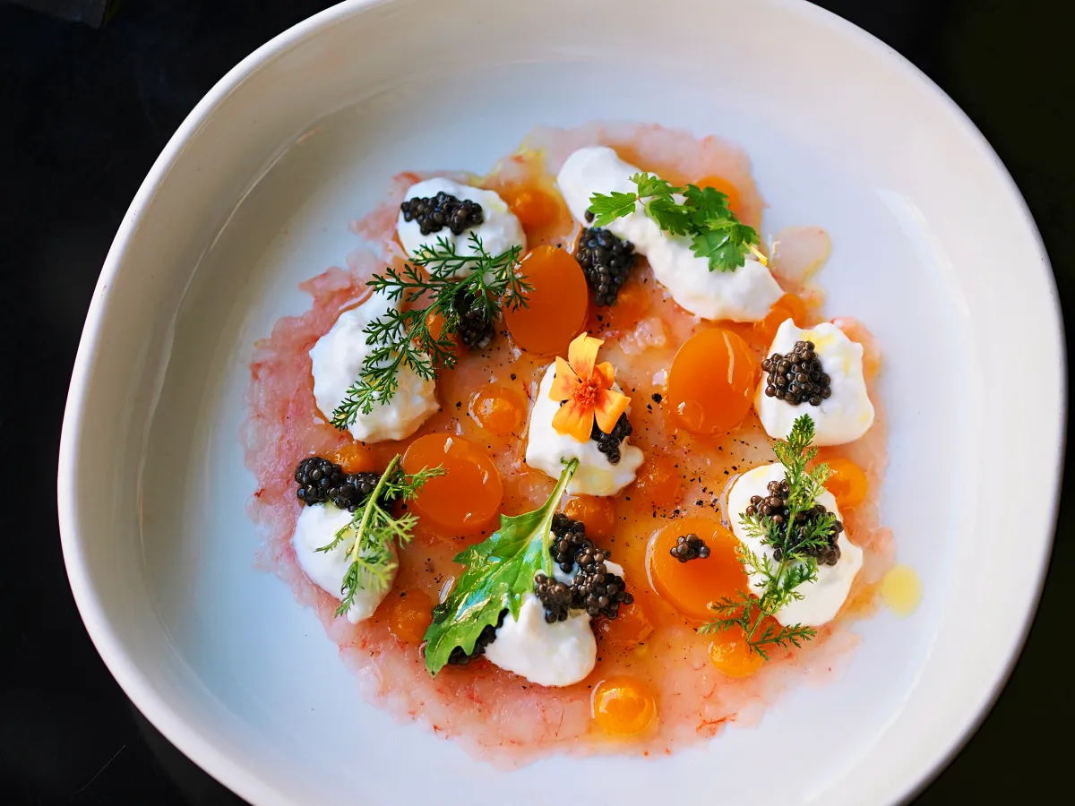 Carpaccio Gambero Rosso