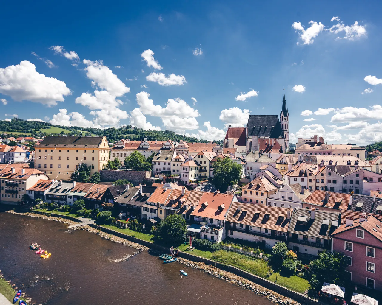 Český Krumlov panorama