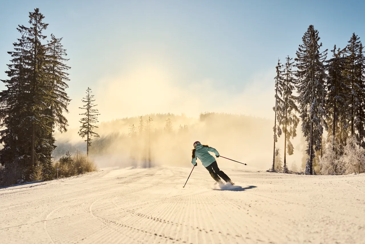 Lyžování na Lipně