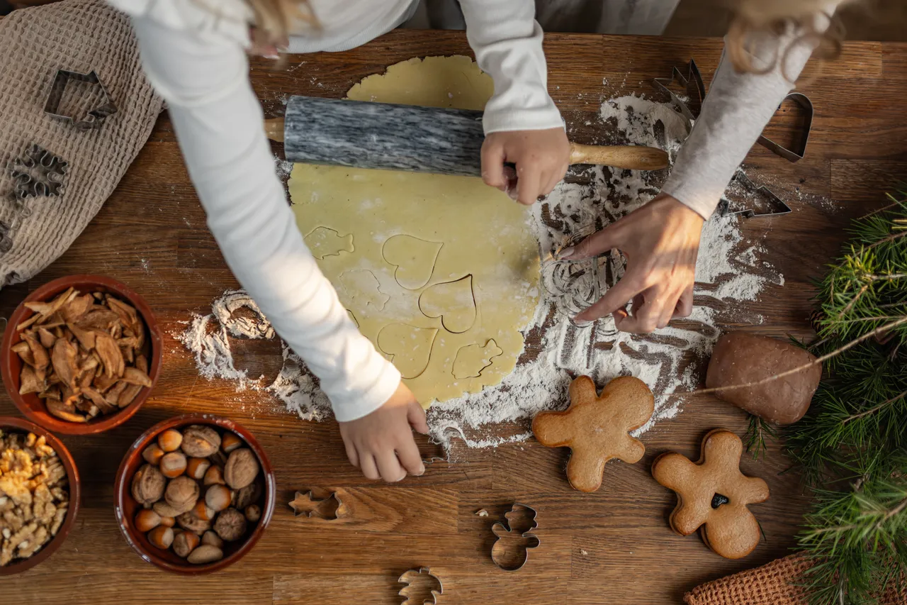 Pečení vánočního cukroví