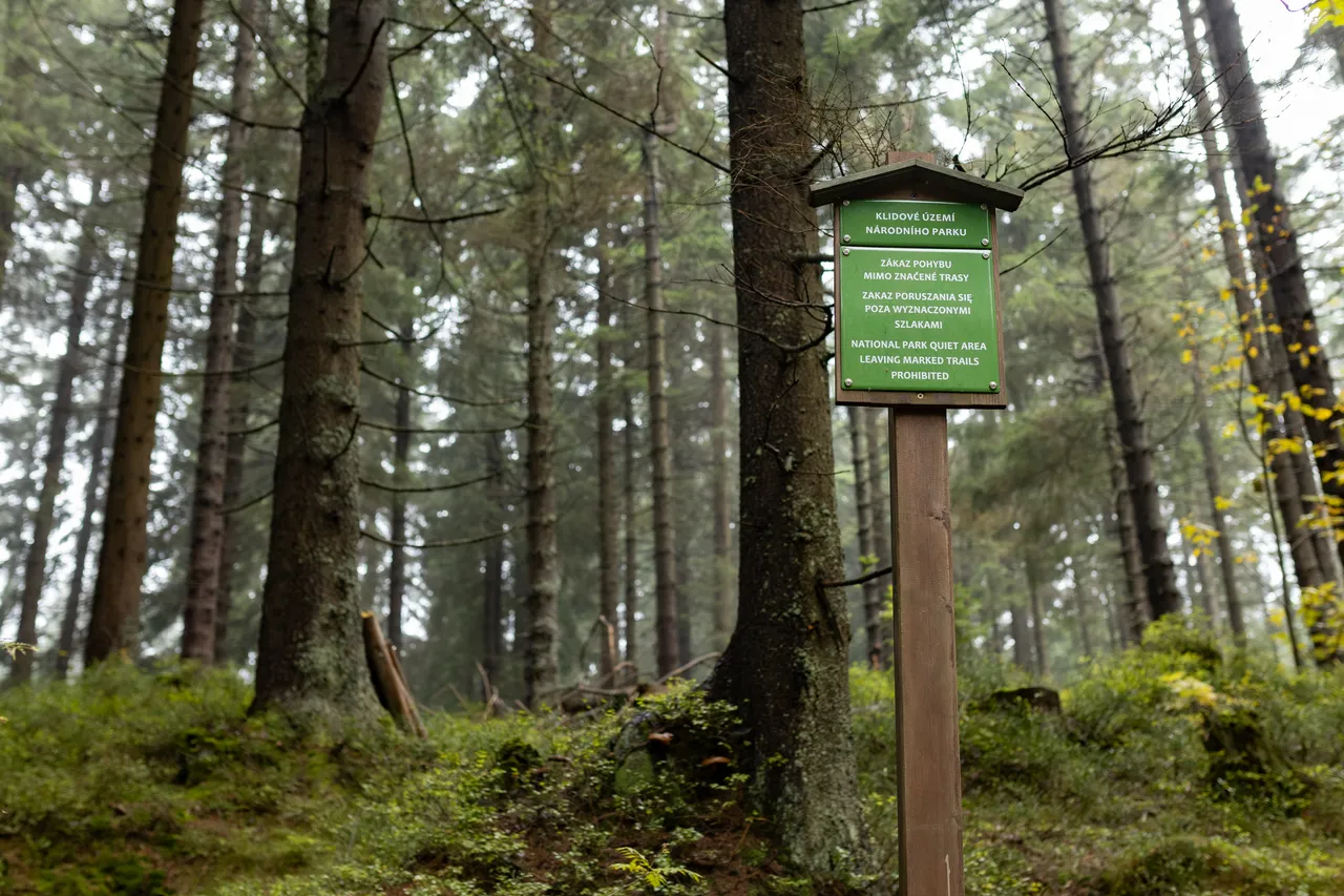 Značka klidového území