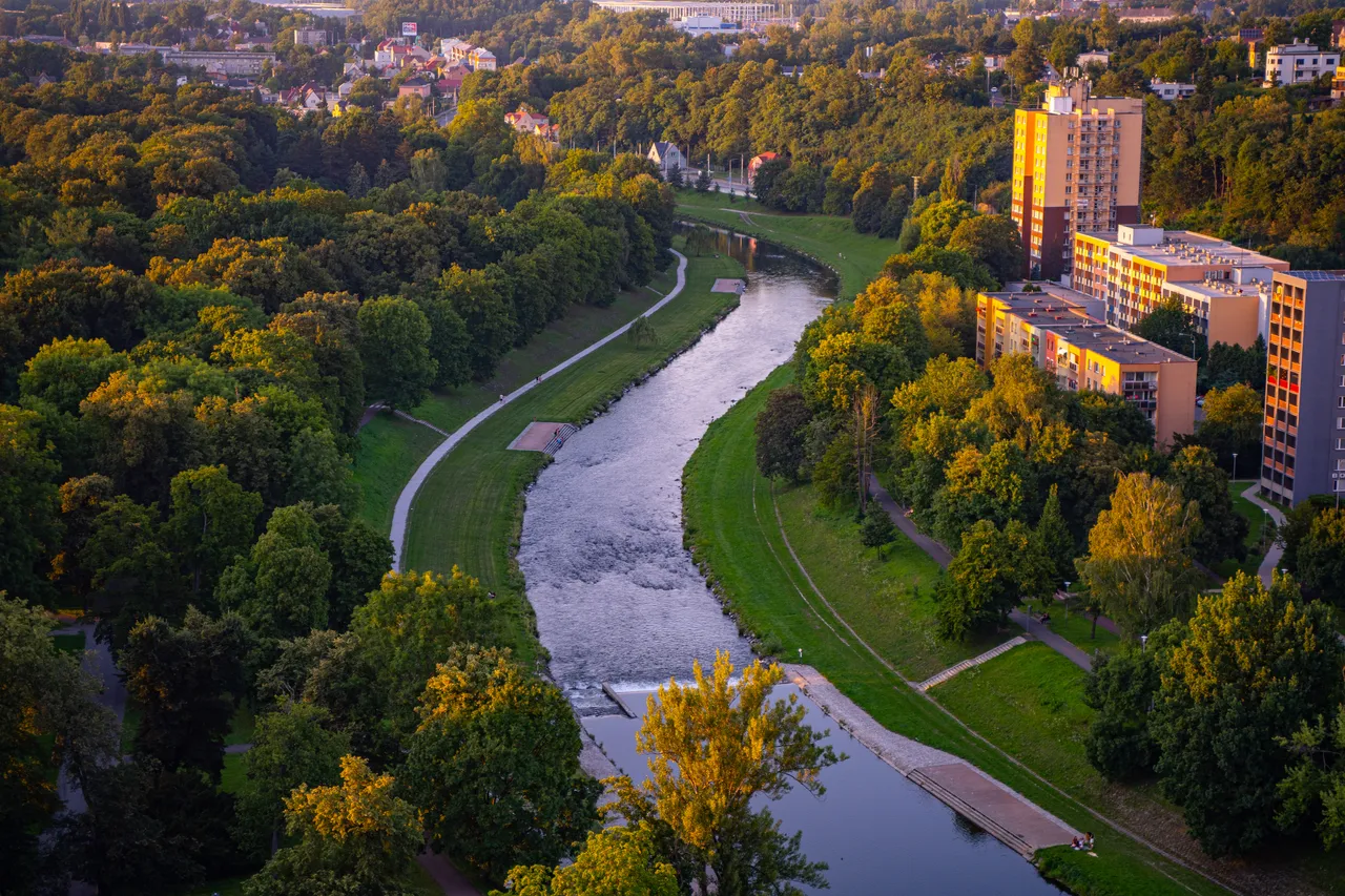 Ostravice z nadhledu
