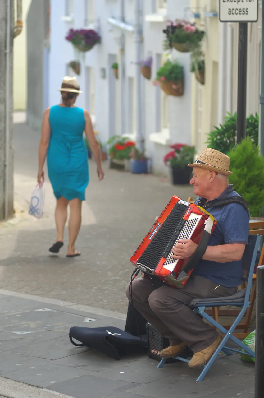 Tenby Street Musician