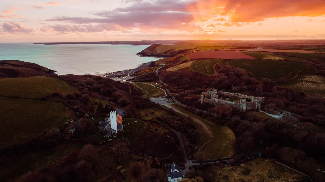 Manorbier Sunset