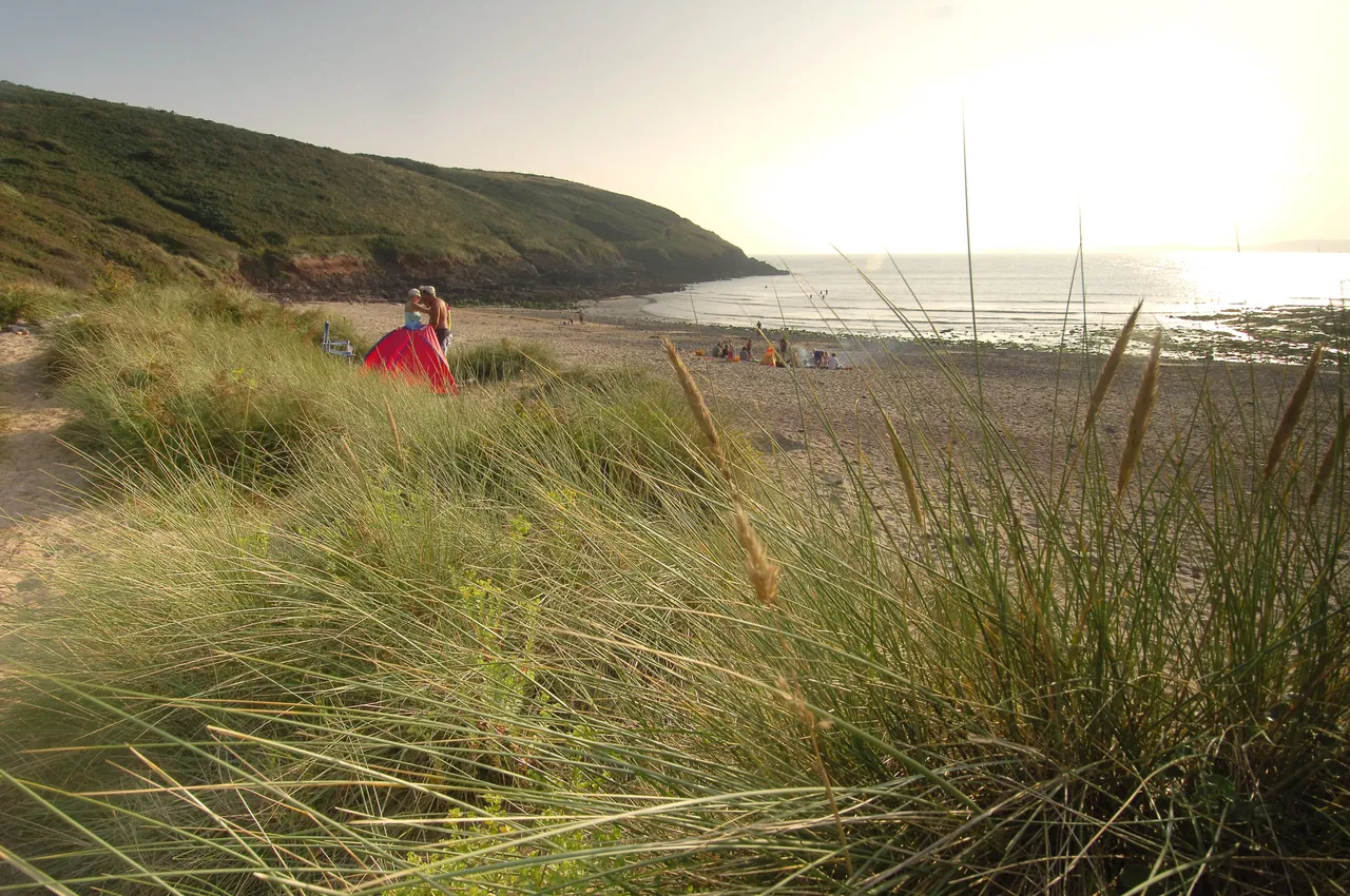 Manorbier Beach