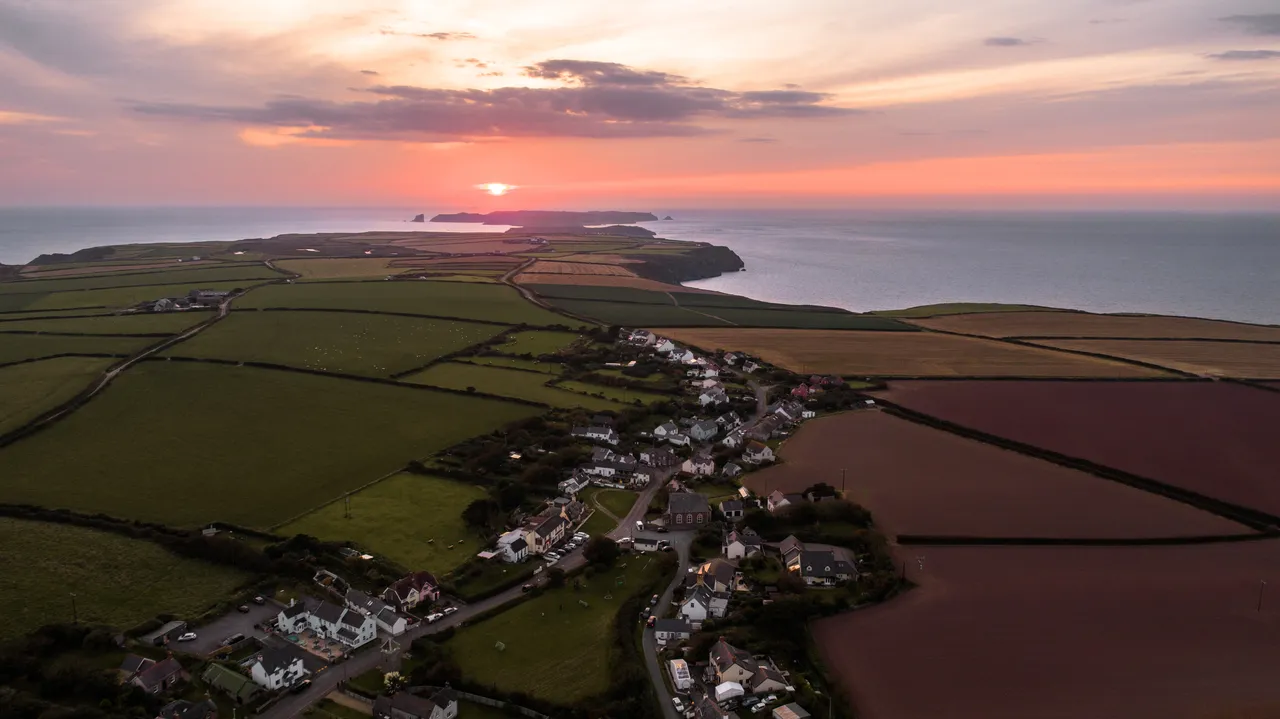 Sunset at Marloes Peninsula