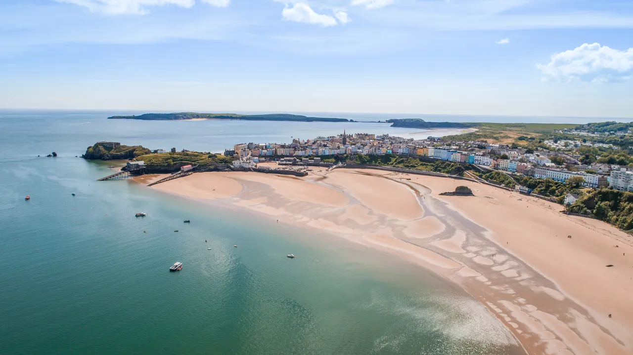 Aerial View of Tenby
