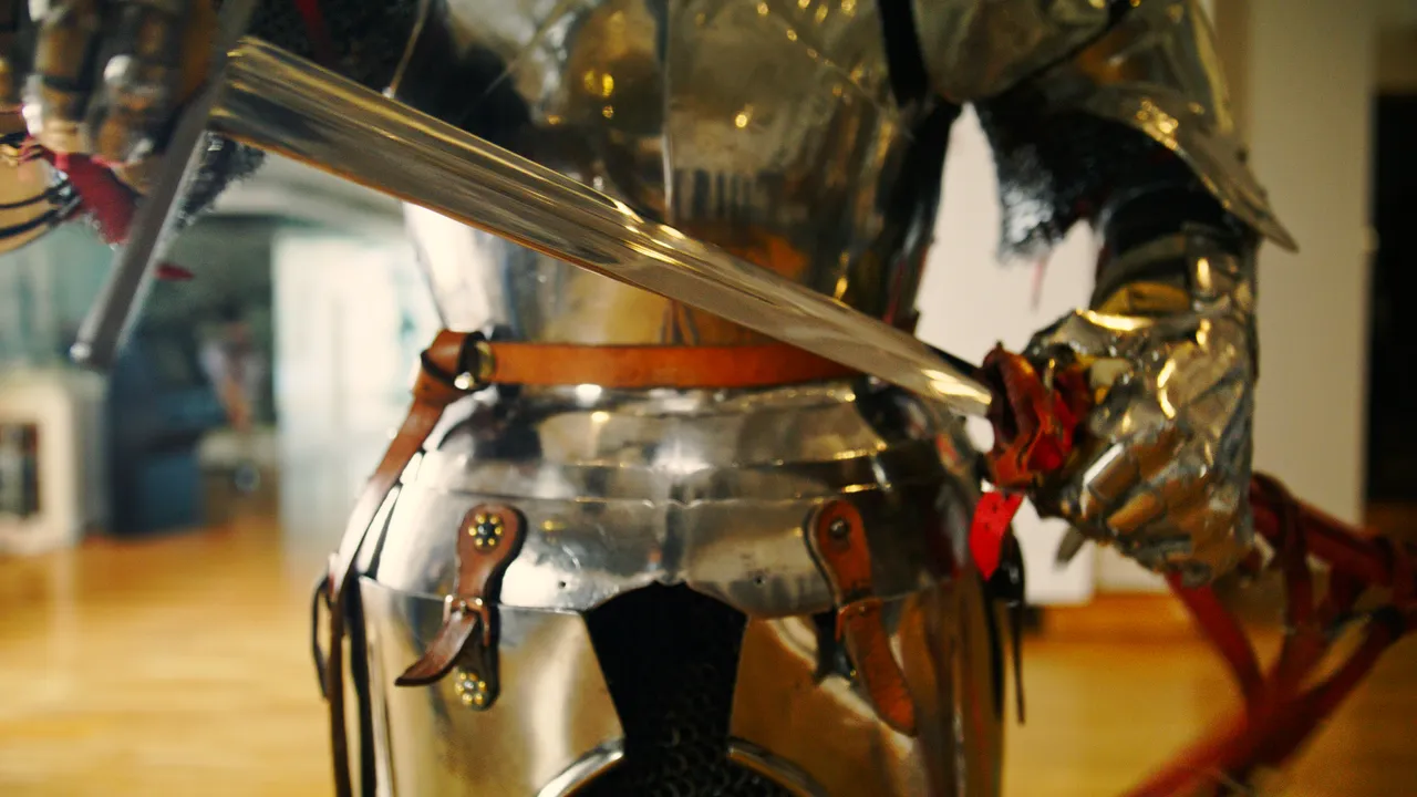 Ready for battle to commence at the Royal Armouries, Leeds © Project Yorkshire 2022