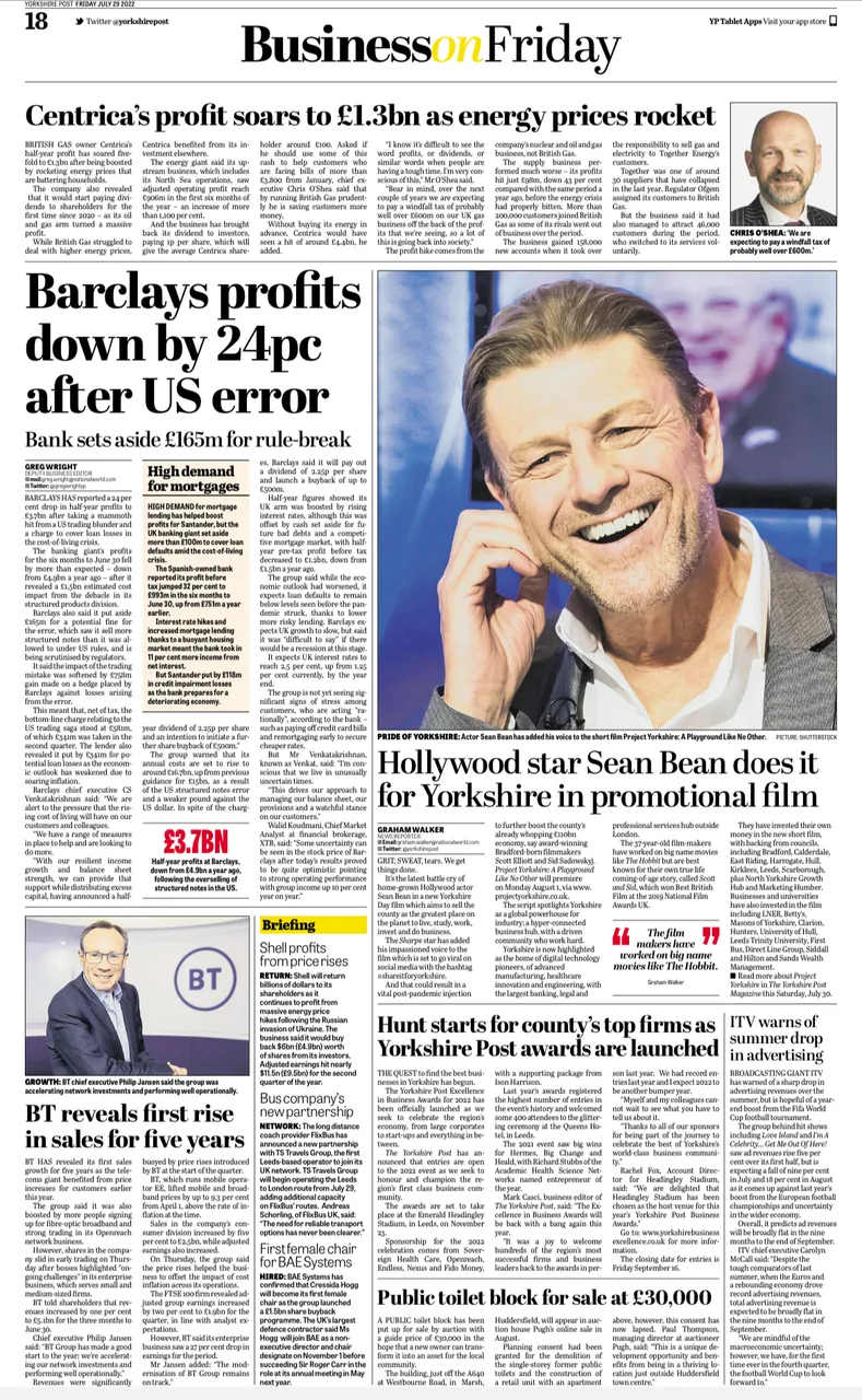 Yorkshire Post_29 July